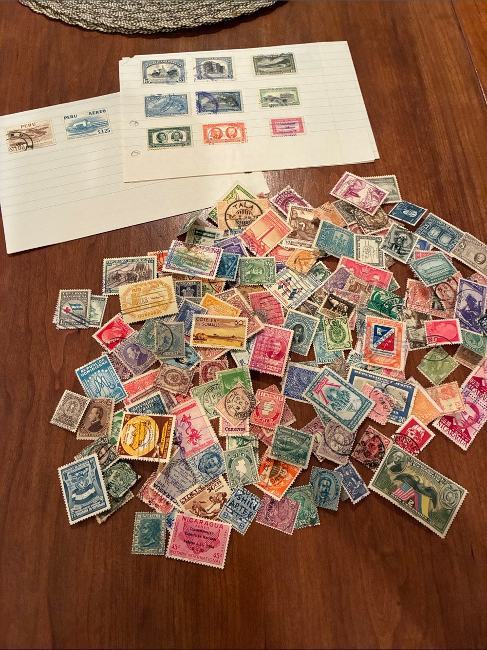 Vintage International Stamps